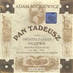 Pan Tadeusz, Audio Book, Polish language, 12 Compact Disc Set