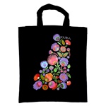 Shoulder tote bag in 100% cotton which features a beautiful Wyncinanki (Polish paper cut-outs) floral design.
Select from a variety of colors. Black is pictured.