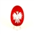 These beautiful wooden eggs are hand painted and feature a Polish Eagle on the word Polska (Poland) on the other side.