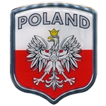 Waterproof indoor/outdoor sticker perfect for a heritage room display or on a truck or van. PL are the designated letters for Poland in Europe. High quality, reflective letters, flexible raised vinyl. Simply peel and stick.