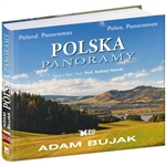 A panoramic view of Poland in photographs taken by Adam Bujak, Poland's renowned photographer.  Includes country and city scenes.  Text in Polish, English and German.