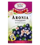 Another delightful Polish tea made from the fruits of Chokeberry fruit (60%), Hibiscus flowers, flavors and elderberries.