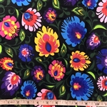 100% Cotton. Fabric is 64" wide. Price is per half meter (19.5") length. We make one cut to fill the entire length that you require. All sales are final and are non-returnable. Imported from Poland