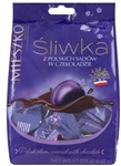 An old Polish specialty with an unforgettable taste. Better than sugar plums! These candied plums are covered with delicious Polish dark chocolate and filled with a cocoa cream!  These are addictive....you won't be able to eat just one!