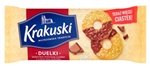 These delicious biscuits have sugar sprinkles an a milk chocolate covering half.   Made of high-quality wheat flour without the addition of artificial colors and hardened fat.