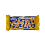 One package of 3 wafers of sesame snaps. This popular Polish treat is a great snack with each package containing 3 sesame wafers. What is a snap? A mixture of sesame seeds and glucose rolled into a thin wafer. May contain traces of peanuts, other nuts.
